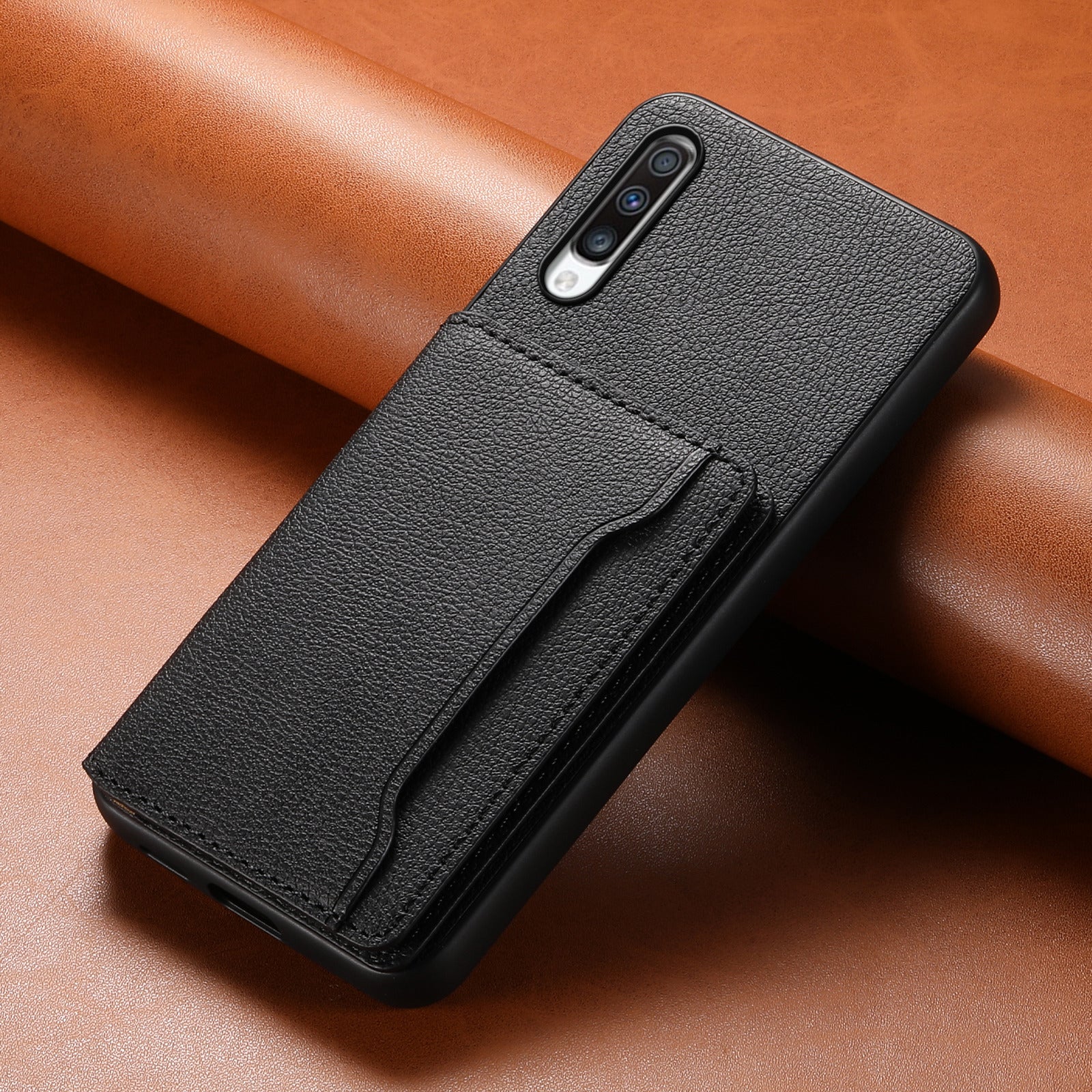 For Samsung Galaxy A70 Case Card Slots TPU+PC+PU Kickstand Phone Cover For Samsung Galaxy A70 Case Card Slots TPU+PC+PU Kickstand Phone Cover